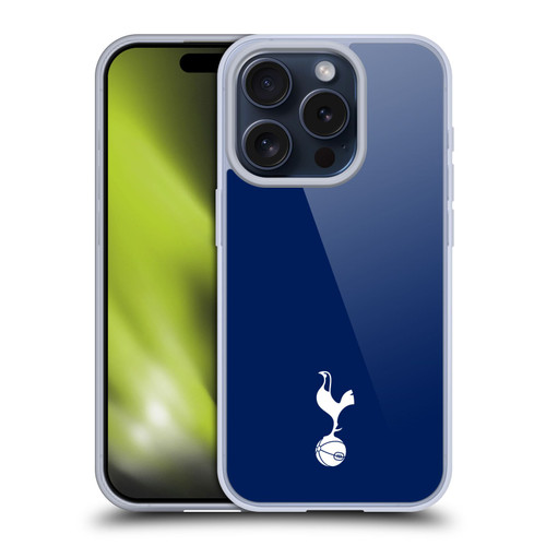 Tottenham Hotspur F.C. Badge Small Cockerel Soft Gel Case for Apple iPhone 15 Pro