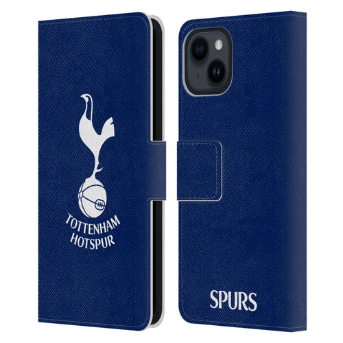 Tottenham Hotspur F.C. Badge Cockerel Leather Book Wallet Case Cover For Apple iPhone 15