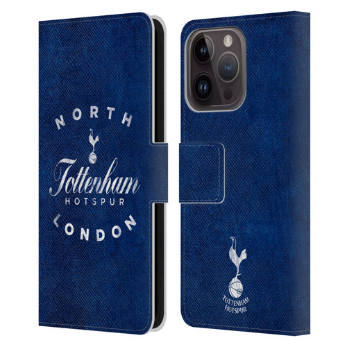 Tottenham Hotspur F.C. Badge North London Leather Book Wallet Case Cover For Apple iPhone 15 Pro