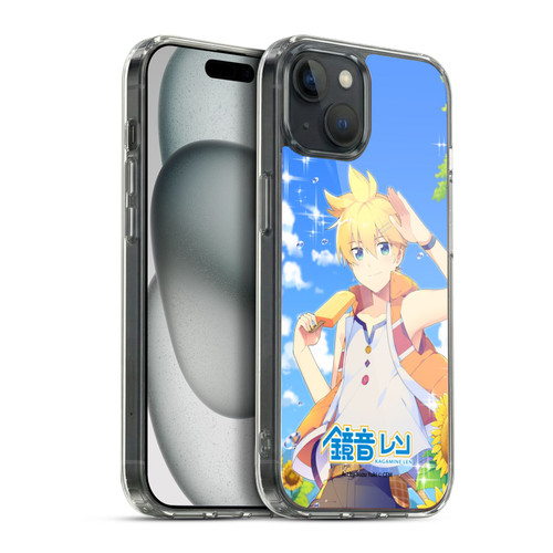 Hatsune Miku Characters Kagamine Len Soft Gel Case for Apple iPhone 15 Plus