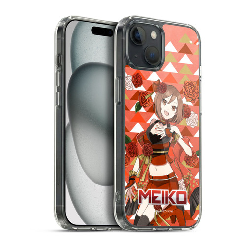 Hatsune Miku Characters Meiko Soft Gel Case for Apple iPhone 15 Plus