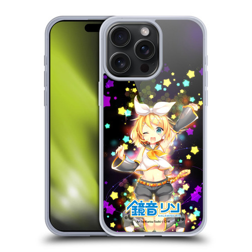 Hatsune Miku Characters Kagamine Rin Soft Gel Case for Apple iPhone 15 Pro Max
