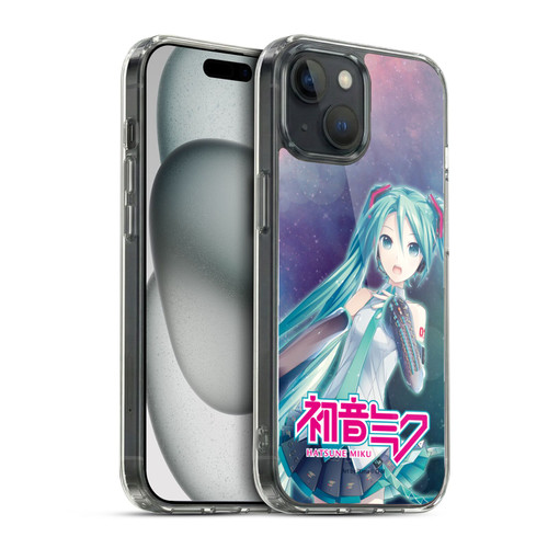 Hatsune Miku Graphics Nebula Soft Gel Case for Apple iPhone 15 & MagSafe