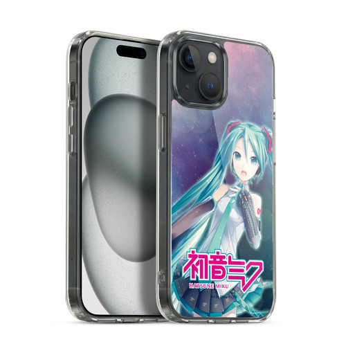 Hatsune Miku Graphics Nebula Soft Gel Case for Apple iPhone 15 & MagSafe