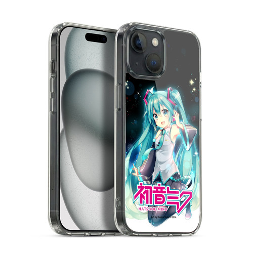 Hatsune Miku Graphics Night Sky Soft Gel Case for Apple iPhone 15 & MagSafe