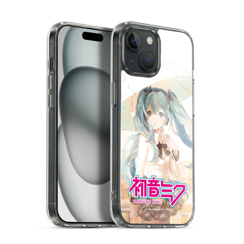 Hatsune Miku Graphics Rain Soft Gel Case for Apple iPhone 15 & MagSafe