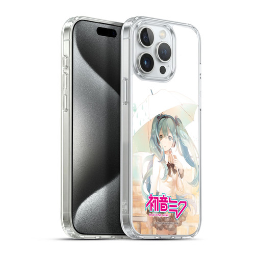 Hatsune Miku Graphics Rain Soft Gel Case for Apple iPhone 15 Pro Max & MagSafe