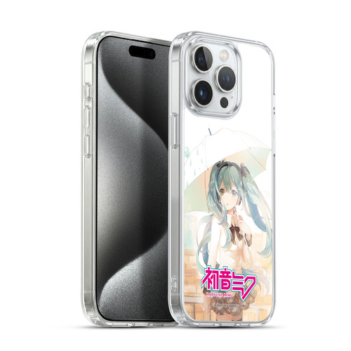 Hatsune Miku Graphics Rain Soft Gel Case for Apple iPhone 15 Pro Max & MagSafe