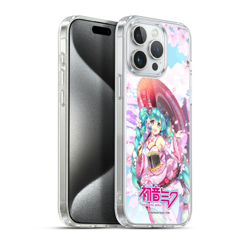 Hatsune Miku Graphics Sakura Soft Gel Case for Apple iPhone 15 Pro Max & MagSafe