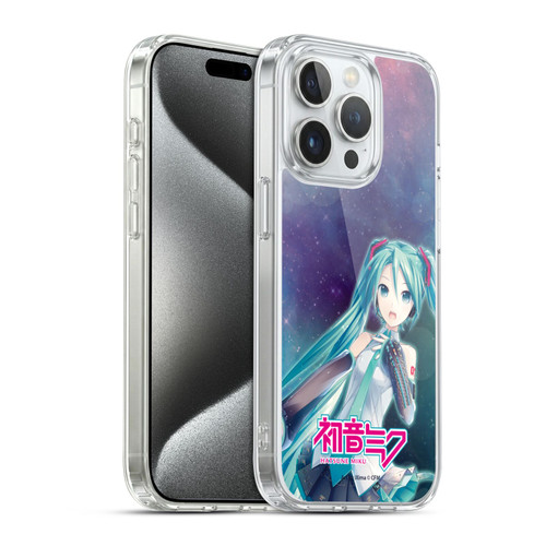 Hatsune Miku Graphics Nebula Soft Gel Case for Apple iPhone 15 Pro & MagSafe