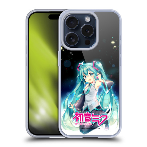 Hatsune Miku Graphics Night Sky Soft Gel Case for Apple iPhone 15 Pro & MagSafe