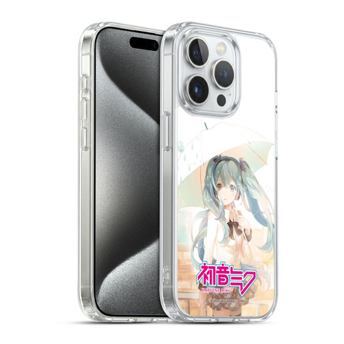 Hatsune Miku Graphics Rain Soft Gel Case for Apple iPhone 15 Pro & MagSafe