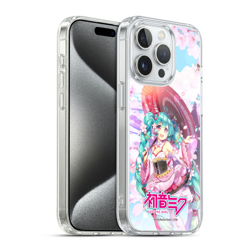 Hatsune Miku Graphics Sakura Soft Gel Case for Apple iPhone 15 Pro & MagSafe