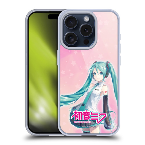 Hatsune Miku Graphics Star Soft Gel Case for Apple iPhone 15 Pro