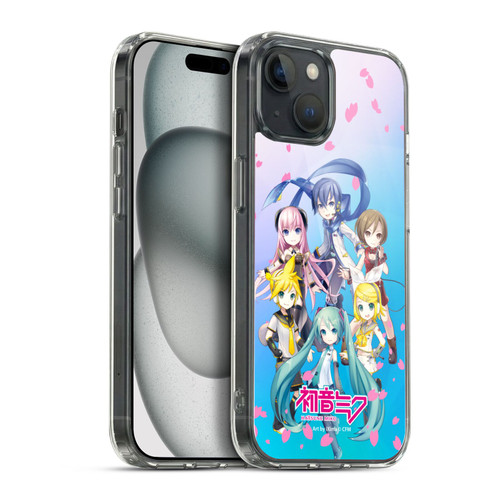 Hatsune Miku Virtual Singers Sakura Soft Gel Case for Apple iPhone 15 Plus & MagSafe
