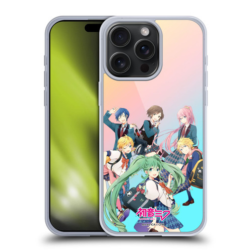 Hatsune Miku Virtual Singers High School Soft Gel Case for Apple iPhone 15 Pro Max