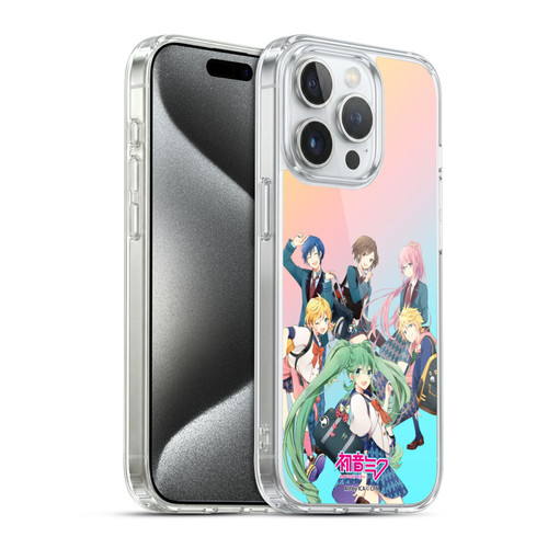 Hatsune Miku Virtual Singers High School Soft Gel Case for Apple iPhone 15 Pro