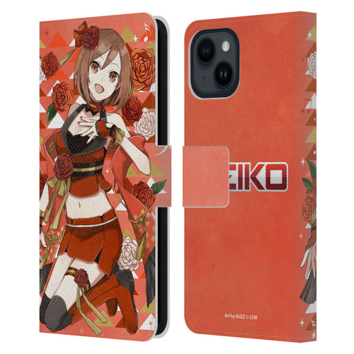 Hatsune Miku Characters Meiko Leather Book Wallet Case Cover For Apple iPhone 15