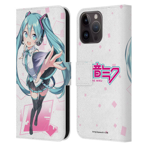 Hatsune Miku Graphics Cute Leather Book Wallet Case Cover For Apple iPhone 15 Pro Max