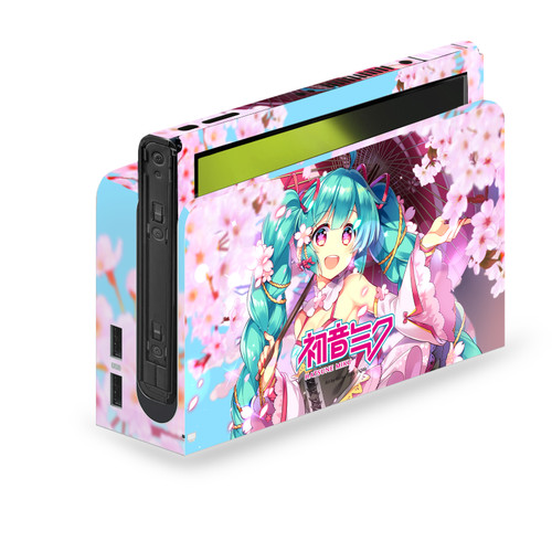 Hatsune Miku Graphics Sakura Vinyl Sticker Skin Decal Cover for Nintendo Switch OLED