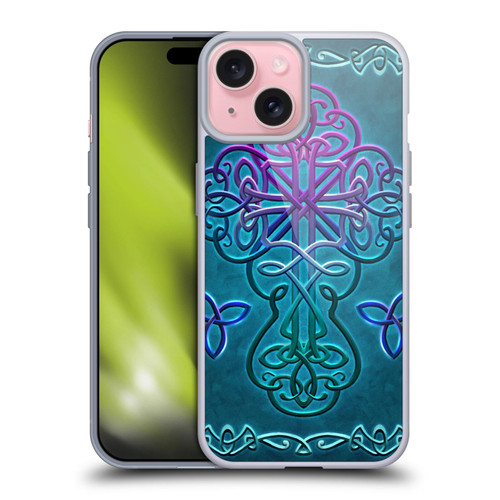 Brigid Ashwood Crosses Celtic Soft Gel Case for Apple iPhone 15