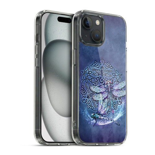 Brigid Ashwood Celtic Wisdom Dragonfly Soft Gel Case for Apple iPhone 15