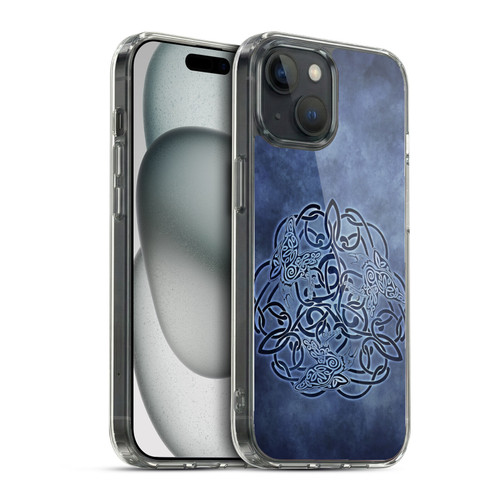 Brigid Ashwood Celtic Wisdom Knot Raven Soft Gel Case for Apple iPhone 15