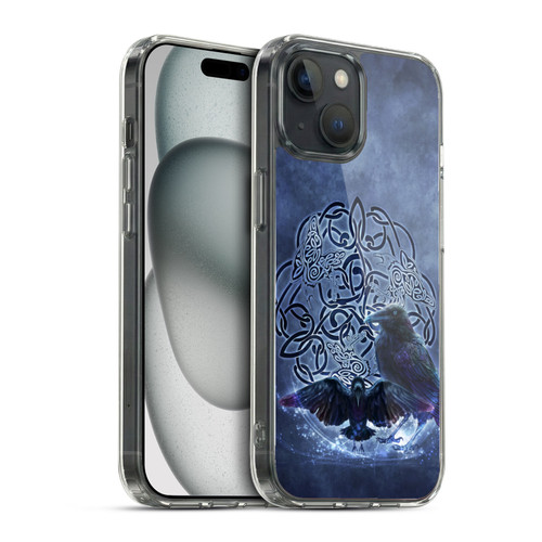 Brigid Ashwood Celtic Wisdom Raven Soft Gel Case for Apple iPhone 15