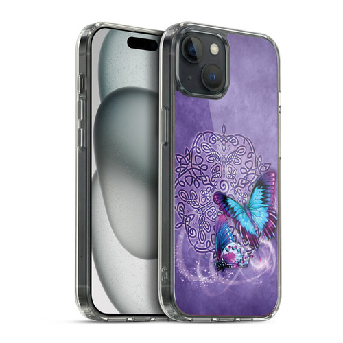 Brigid Ashwood Celtic Wisdom Butterfly Soft Gel Case for Apple iPhone 15 Plus