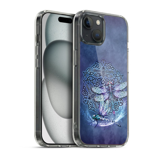 Brigid Ashwood Celtic Wisdom Dragonfly Soft Gel Case for Apple iPhone 15 Plus