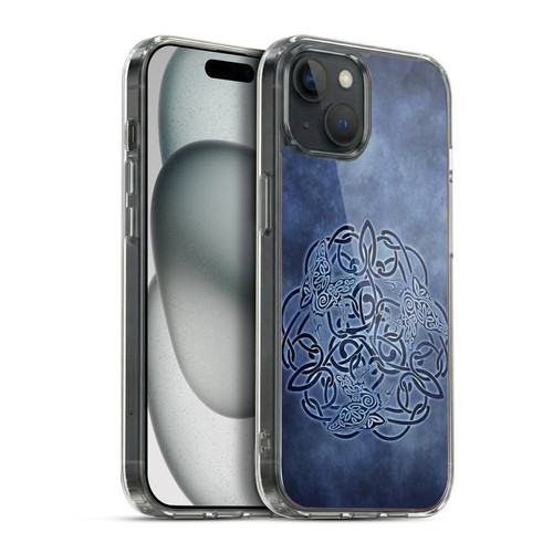 Brigid Ashwood Celtic Wisdom Knot Raven Soft Gel Case for Apple iPhone 15 Plus