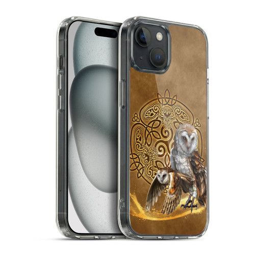 Brigid Ashwood Celtic Wisdom Owl Soft Gel Case for Apple iPhone 15 Plus