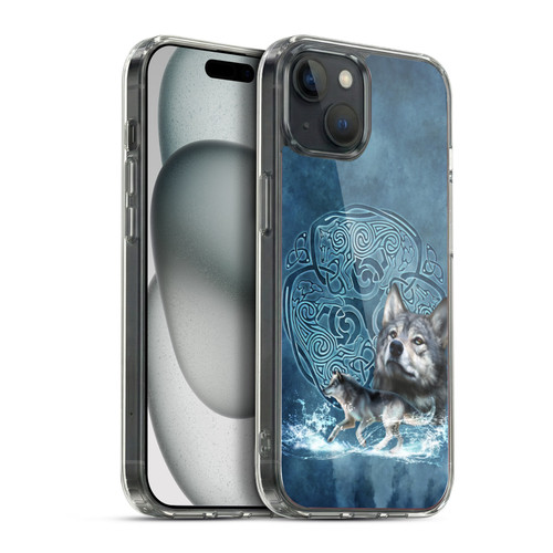 Brigid Ashwood Celtic Wisdom Wolf Soft Gel Case for Apple iPhone 15 Plus