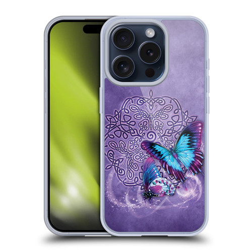 Brigid Ashwood Celtic Wisdom Butterfly Soft Gel Case for Apple iPhone 15 Pro