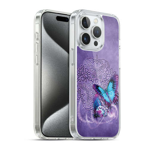 Brigid Ashwood Celtic Wisdom Butterfly Soft Gel Case for Apple iPhone 15 Pro