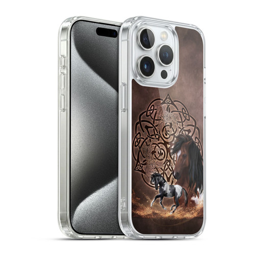 Brigid Ashwood Celtic Wisdom Horse Soft Gel Case for Apple iPhone 15 Pro