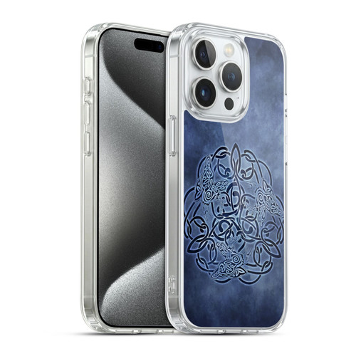 Brigid Ashwood Celtic Wisdom Knot Raven Soft Gel Case for Apple iPhone 15 Pro