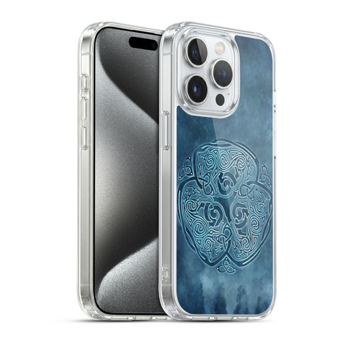 Brigid Ashwood Celtic Wisdom Knot Wolf Soft Gel Case for Apple iPhone 15 Pro