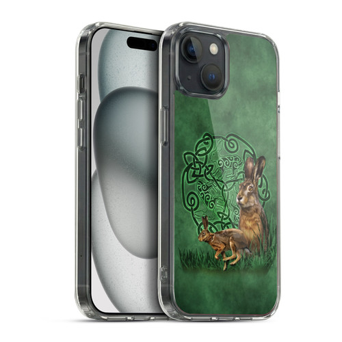 Brigid Ashwood Celtic Wisdom 2 Hare Soft Gel Case for Apple iPhone 15 Plus & MagSafe