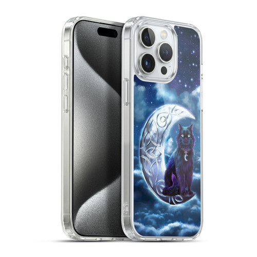 Brigid Ashwood Celtic Wisdom 2 Black Cat Soft Gel Case for Apple iPhone 15 Pro Max & MagSafe