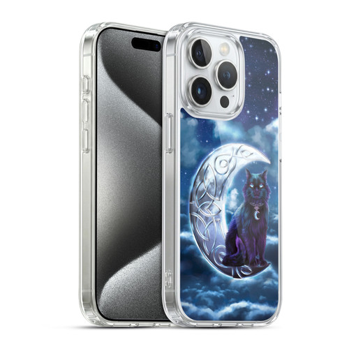 Brigid Ashwood Celtic Wisdom 2 Black Cat Soft Gel Case for Apple iPhone 15 Pro & MagSafe