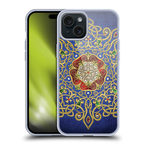 Brigid Ashwood Celtic Wisdom 3 Rose Soft Gel Case for Apple iPhone 15 Plus