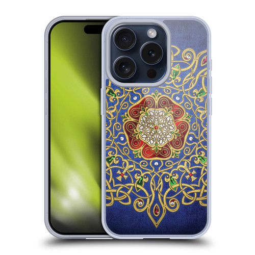 Brigid Ashwood Celtic Wisdom 3 Rose Soft Gel Case for Apple iPhone 15 Pro