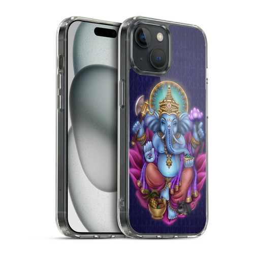 Brigid Ashwood Sacred Symbols Ganesha Soft Gel Case for Apple iPhone 15 & MagSafe