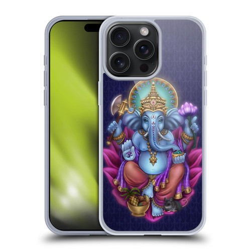 Brigid Ashwood Sacred Symbols Ganesha Soft Gel Case for Apple iPhone 15 Pro Max