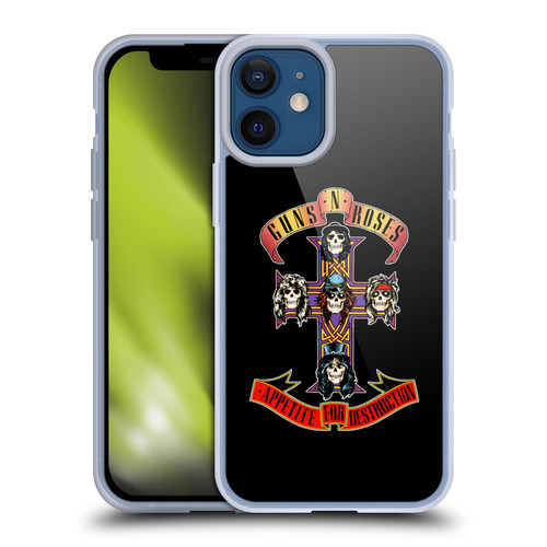 Guns N' Roses Key Art Appetite For Destruction Soft Gel Case for Apple iPhone 12 Mini