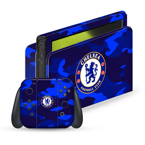 Chelsea Football Club Art Camouflage Vinyl Sticker Skin Decal Cover for Nintendo Switch OLED