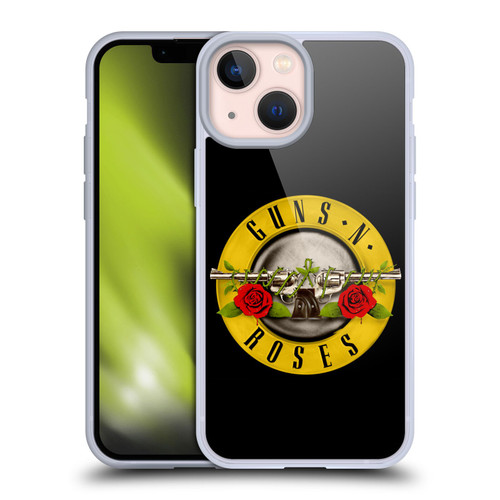 Guns N' Roses Key Art Bullet Logo Soft Gel Case for Apple iPhone 13 Mini