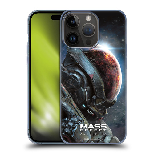 EA Bioware Mass Effect Andromeda Graphics Key Art 2017 Soft Gel Case for Apple iPhone 15 Pro