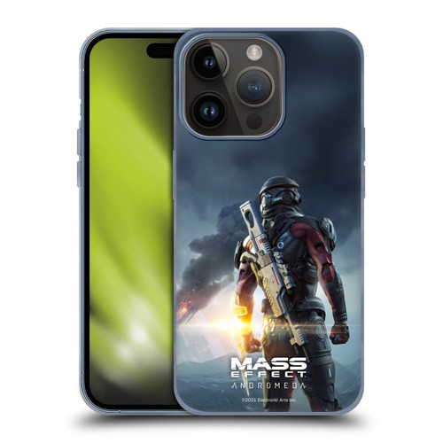 EA Bioware Mass Effect Andromeda Graphics Key Art Super Deluxe 2017 Soft Gel Case for Apple iPhone 15 Pro